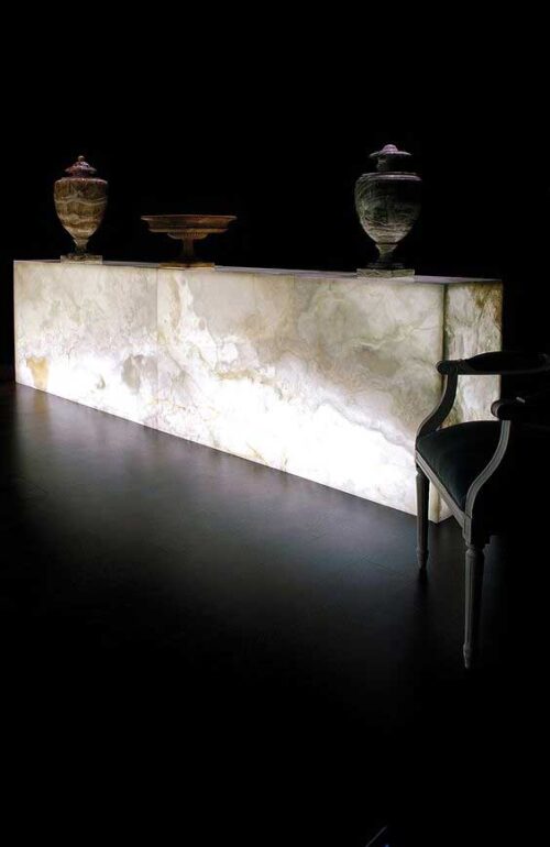 White Onix Mermer Banko(BN-09)