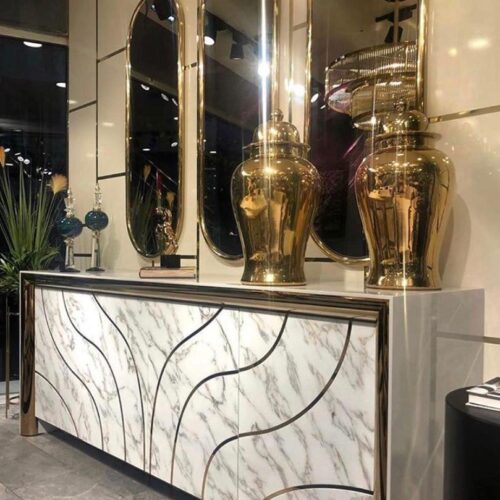 Luxury Beyaz Lake Konsol (KSL-200)