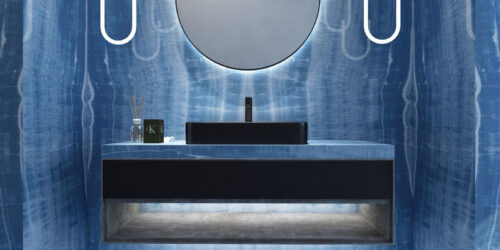 Blue Onyx Porselen Banyo Uygulama(PB-02)