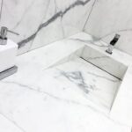 Calacatta Statuario Maximum Fiandre Porselen Tezgah Uygulaması (PTU-082)