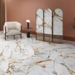 Calacatta Gold Mermer Zemin Kaplama (ZK010)