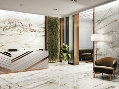 Calacatta Borghini Mermer Zemin Kaplama (ZK012)