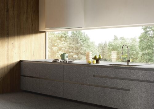 Seminato Nero Sapienstone Porselen Tezgah Uygulaması (PTU-080)