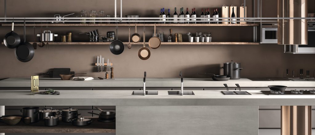 Malm Grey Sapienstone Porselen Tezgah Uygulaması (PTU-070)
