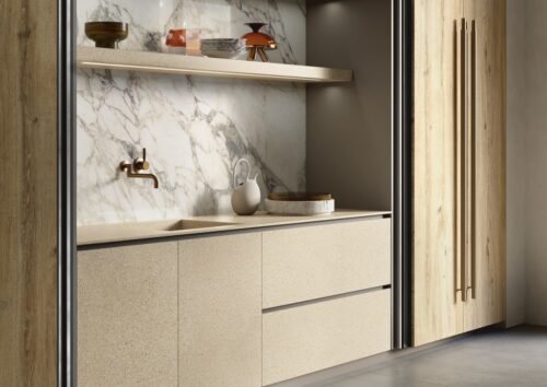 Seminato Beige Sapienstone Porselen Tezgah Uygulaması (PTU-078)