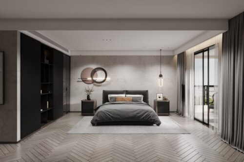 Herringbone Yatak Odası (YO-030)
